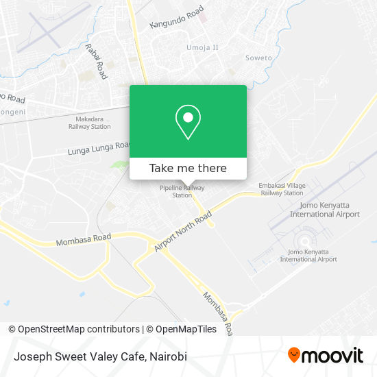 Joseph Sweet Valey Cafe map