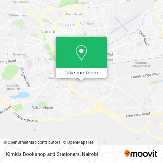 Kimida Bookshop and Stationers map