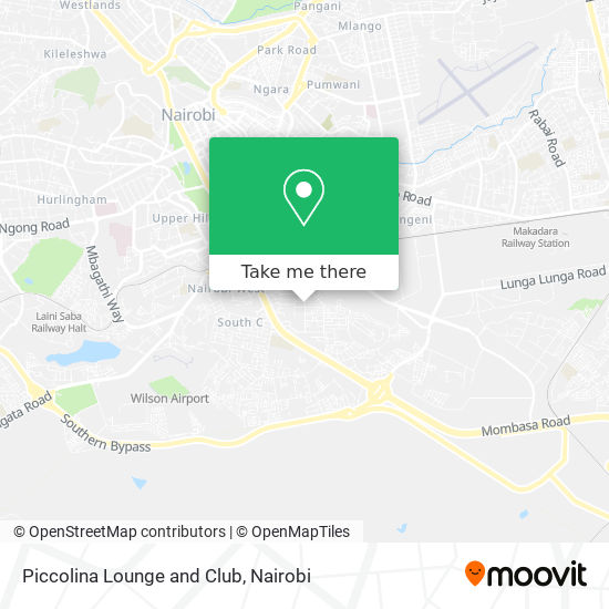 Piccolina Lounge and Club map