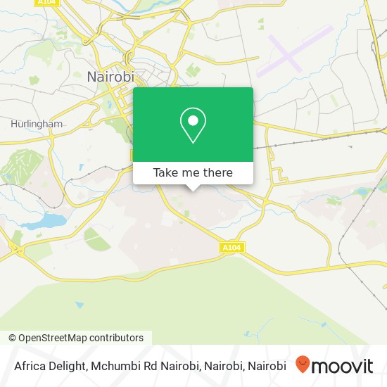 Africa Delight, Mchumbi Rd Nairobi, Nairobi map