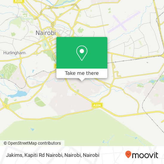 Jakims, Kapiti Rd Nairobi, Nairobi map
