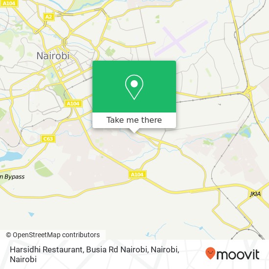 Harsidhi Restaurant, Busia Rd Nairobi, Nairobi map