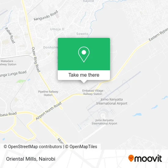 Oriental Mills map