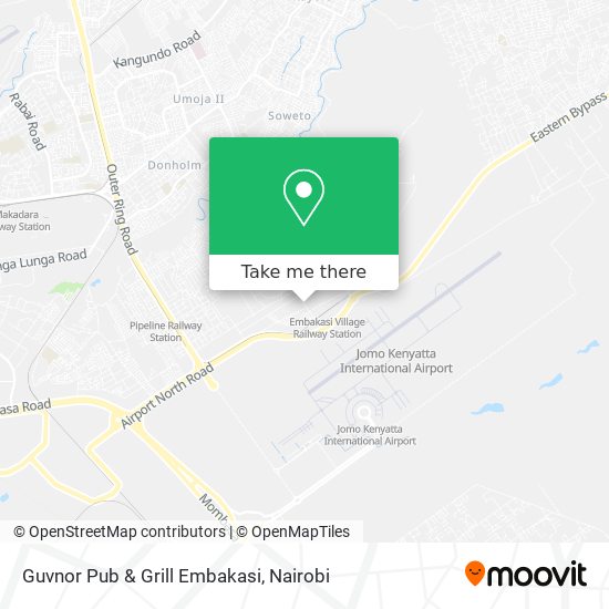 Guvnor Pub & Grill Embakasi map