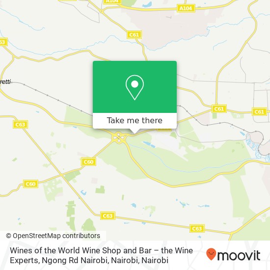 Wines of the World Wine Shop and Bar – the Wine Experts, Ngong Rd Nairobi, Nairobi map