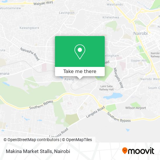 Makina Market Stalls map
