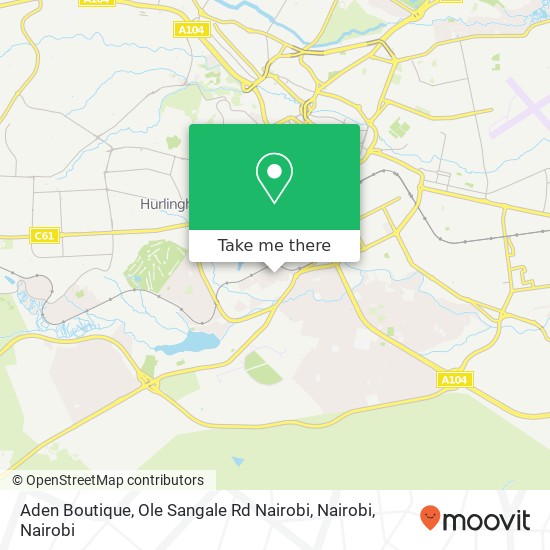 Aden Boutique, Ole Sangale Rd Nairobi, Nairobi map