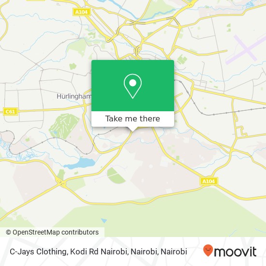 C-Jays Clothing, Kodi Rd Nairobi, Nairobi map