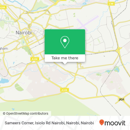 Sameers Corner, Isiolo Rd Nairobi, Nairobi map