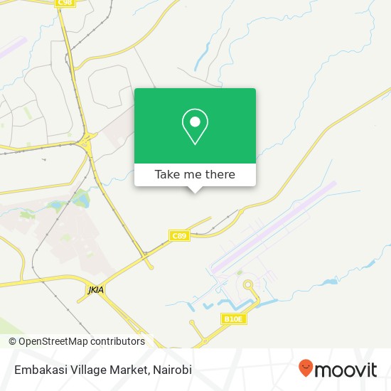 Embakasi Village Market map