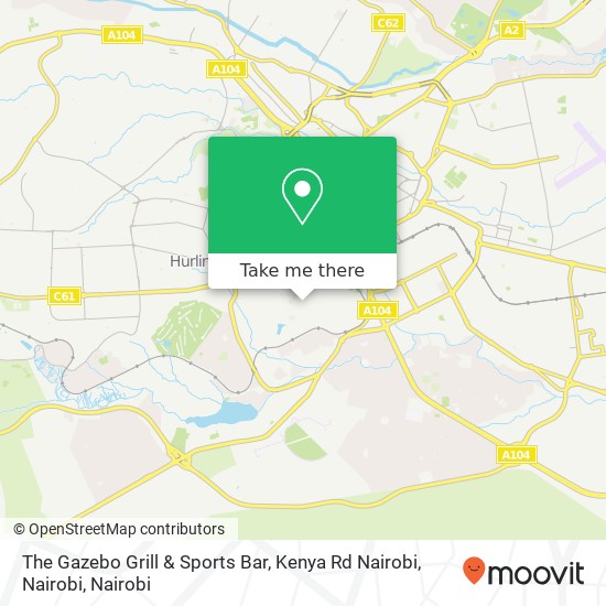 The Gazebo Grill & Sports Bar, Kenya Rd Nairobi, Nairobi map