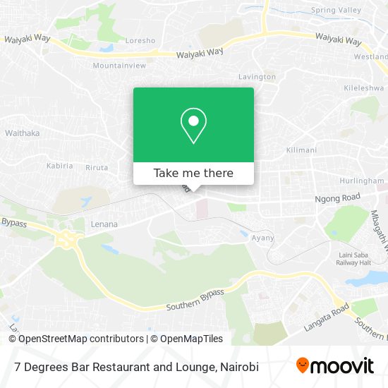 7 Degrees Bar Restaurant and Lounge map
