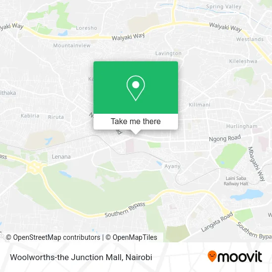 Woolworths-the Junction Mall map