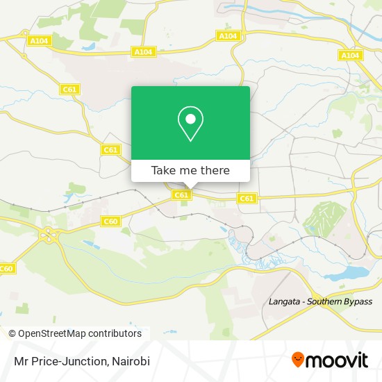 Mr Price-Junction map