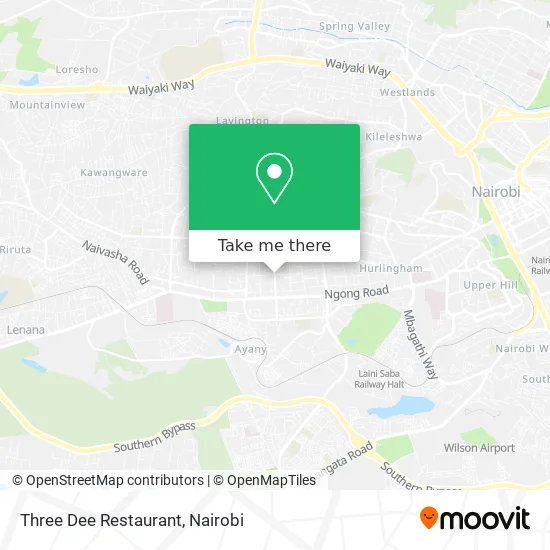 Three Dee Restaurant map