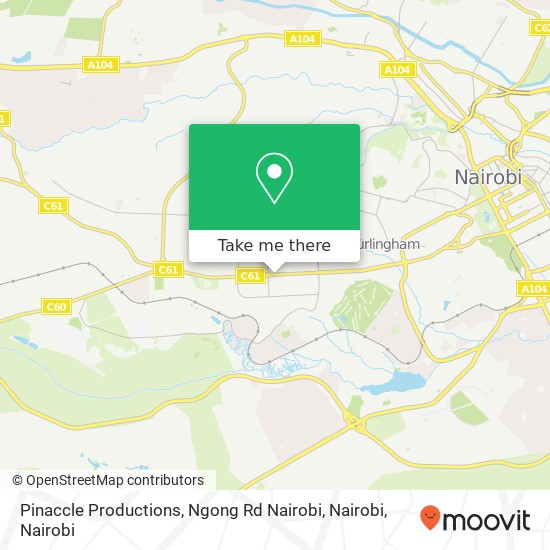 Pinaccle Productions, Ngong Rd Nairobi, Nairobi map
