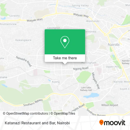 Katanazi Restaurant and Bar map