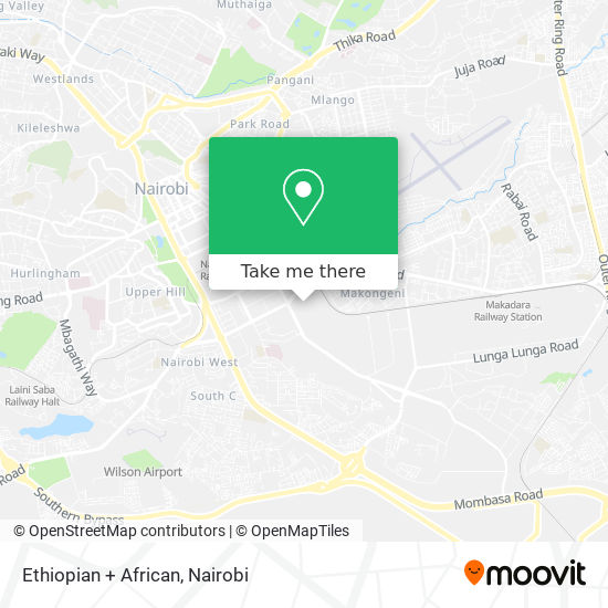 Ethiopian + African map
