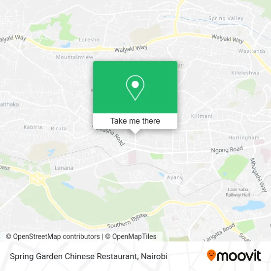 Spring Garden Chinese Restaurant map