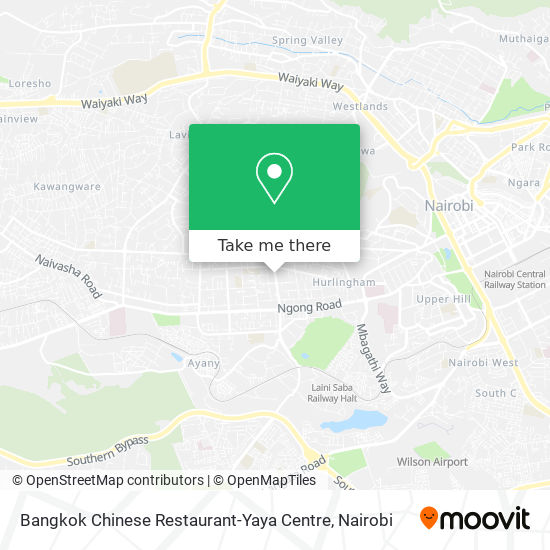 Bangkok Chinese Restaurant-Yaya Centre map