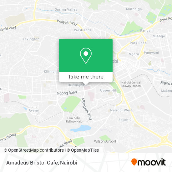 Amadeus Bristol Cafe map