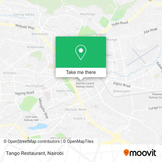 Tango Restaurant map