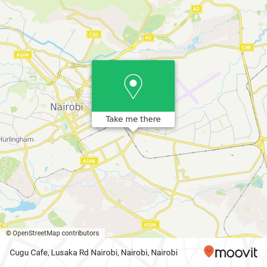 Cugu Cafe, Lusaka Rd Nairobi, Nairobi map