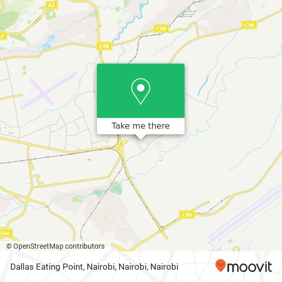 Dallas Eating Point, Nairobi, Nairobi map