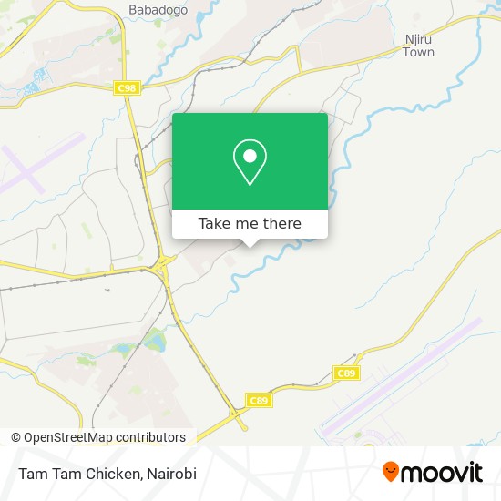 Tam Tam Chicken map