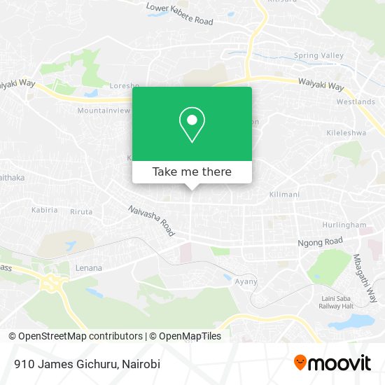 910 James Gichuru map