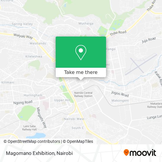 Magomano Exhibition map