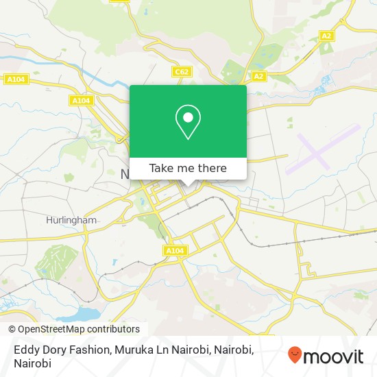 Eddy Dory Fashion, Muruka Ln Nairobi, Nairobi map