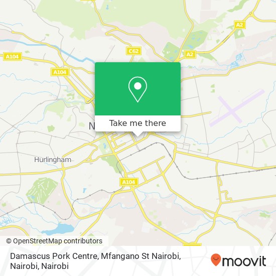 Damascus Pork Centre, Mfangano St Nairobi, Nairobi map