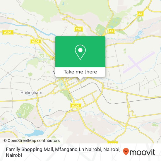 Family Shopping Mall, Mfangano Ln Nairobi, Nairobi map