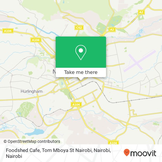 Foodshed Cafe, Tom Mboya St Nairobi, Nairobi map