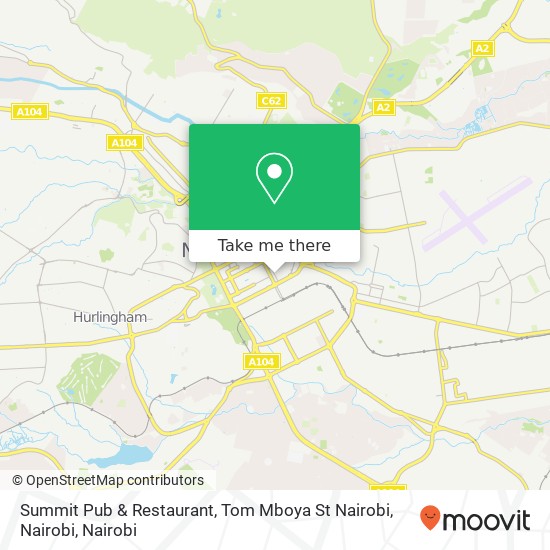 Summit Pub & Restaurant, Tom Mboya St Nairobi, Nairobi map