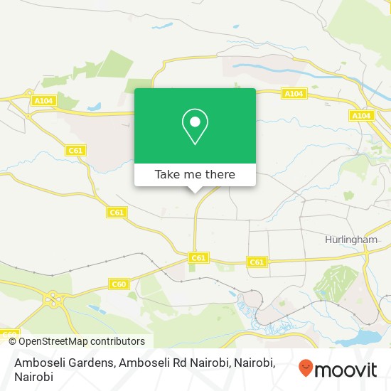 Amboseli Gardens, Amboseli Rd Nairobi, Nairobi map