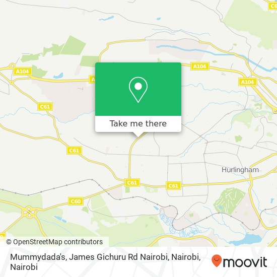 Mummydada's, James Gichuru Rd Nairobi, Nairobi map