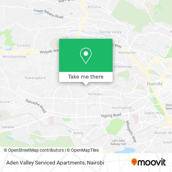 Aden Valley Serviced Apartments map