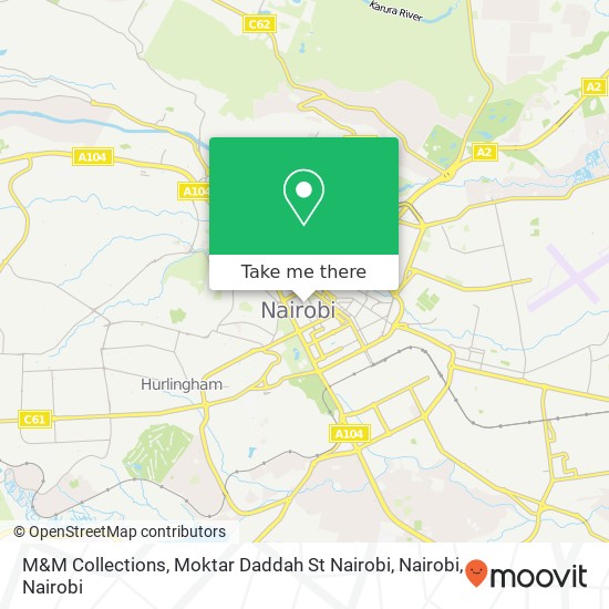 M&M Collections, Moktar Daddah St Nairobi, Nairobi map