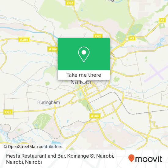 Fiesta Restaurant and Bar, Koinange St Nairobi, Nairobi map