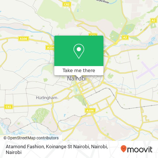 Atamond Fashion, Koinange St Nairobi, Nairobi map