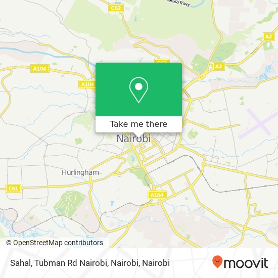 Sahal, Tubman Rd Nairobi, Nairobi map