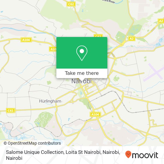 Salome Unique Collection, Loita St Nairobi, Nairobi map