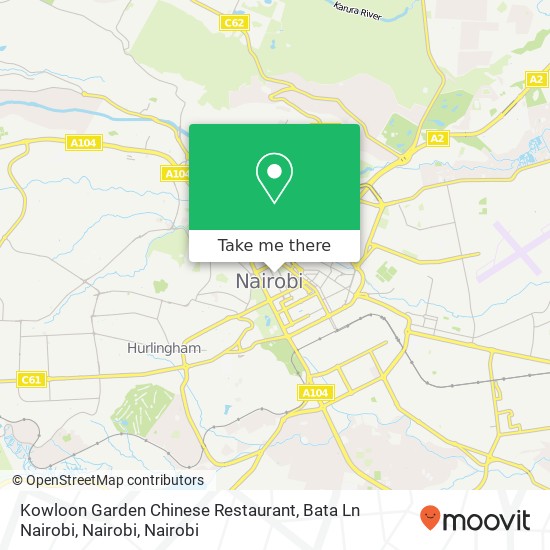 Kowloon Garden Chinese Restaurant, Bata Ln Nairobi, Nairobi map