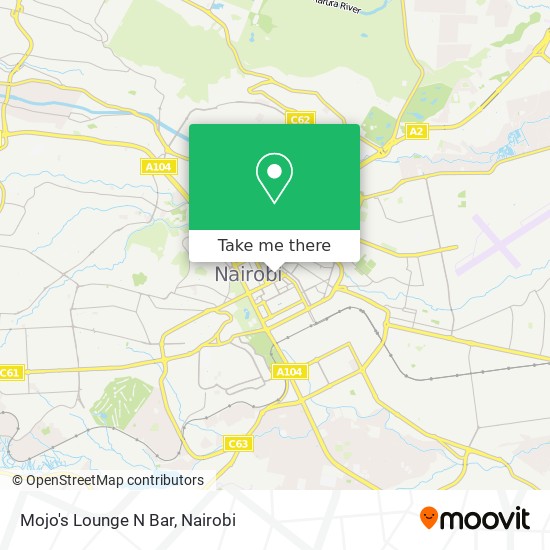 Mojo's Lounge N Bar map
