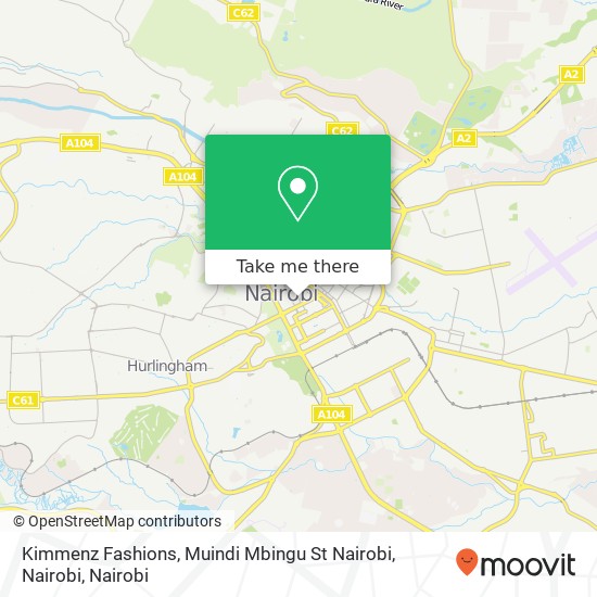 Kimmenz Fashions, Muindi Mbingu St Nairobi, Nairobi map
