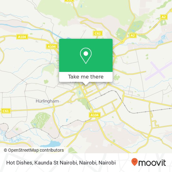 Hot Dishes, Kaunda St Nairobi, Nairobi map