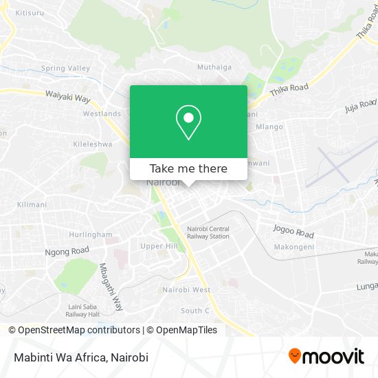 Mabinti Wa Africa map