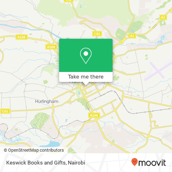 Keswick Books and Gifts map